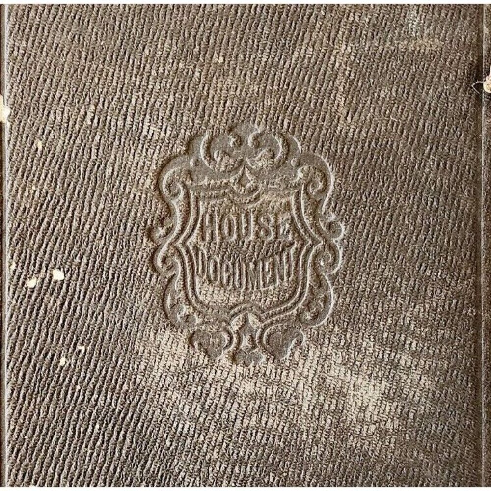 House Of Rep Commissioner Of Patents 1855 Victorian HC First Edition Vol 1 HBS